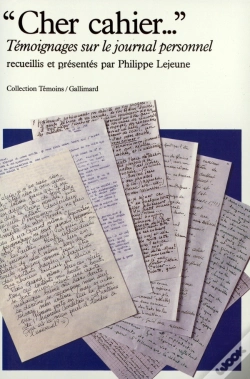 Capa do artigo «Cher Cahier...» : Témoignages Sur Le Journal Personnel