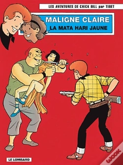 Capa do artigo Chick Bill T.67; Maligne Claire , Mata-Hari Jaune