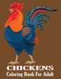 Chickens Coloring Book For Adult - Preview