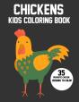 Chickens Kids Coloring Book - Preview