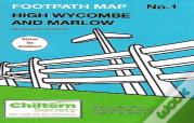 Chiltern Society Footpath Map No. 1 High Wycombe And Marlow