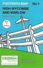 Chiltern Society Footpath Map No. 1 High Wycombe And Marlow - Preview
