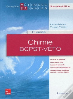 Capa do artigo Chimie 1re Annee Bcpstveto Nouvelle Edition Coll Methodes Annales