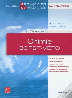 Capa do artigo Chimie 2e Annee Bcpstveto Nouvelle Edition Coll Methodes Annales