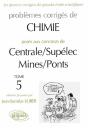 Chimie Centrale/Supélec Et Mines/Ponts 1998-2000 - Tome 5 - Preview