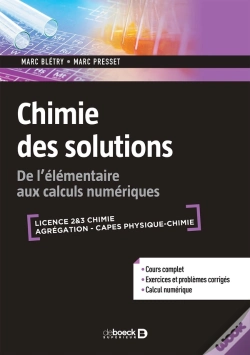 Capa do artigo Chimie Des Solutions ; De L'Élémentaire Aux Calculs Numériques