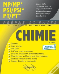 Capa do artigo Chimie : Mp/Mp* Psi/Psi* Pt/Pt*; Programme 2022