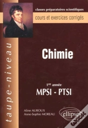 Capa do artigo Chimie Mpsi-Ptsi - Cours Et Exercices Corrigés