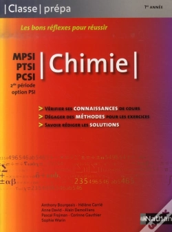 Capa do artigo Chimie ; Mpsi, Ptsi, Pcsi 2ème Période ; Classe Prépa 1ère Année ; Option Psi (Édition 2007)