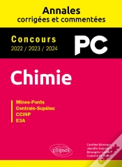 Capa do artigo Chimie Pc. Annales Corrigées Et Commentées 2022-2023-2024