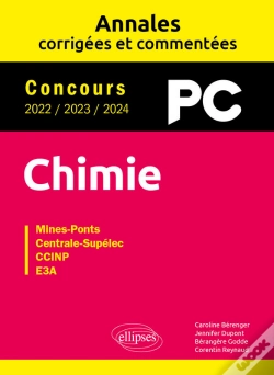 Capa do artigo Chimie Pc. Annales Corrigées Et Commentées 2022-2023-2024