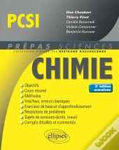 Chimie Pcsi 3eme Edition Actualisee