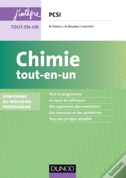 Capa do artigo Chimie ; Pcsi ; Tout-En-Un (3e Édition)