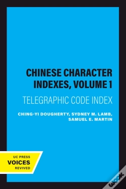Capa do artigo Chinese Character Indexes, Volume 1