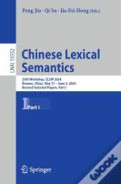 Chinese Lexical Semantics