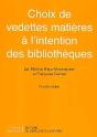 Choix De Vedettes Matières À L'Intention Des Bibliothèques - Preview
