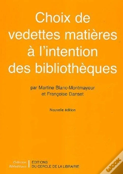 Capa do artigo Choix De Vedettes Matières À L'Intention Des Bibliothèques