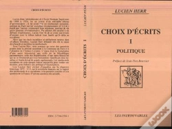 Capa do artigo Choix D'Ecrits I Politique