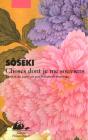 Choses Dont Je Me Souviens - Preview