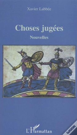 Capa do artigo Choses Jugees, Nouvelles