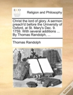 Capa do artigo Christ The Lord Of Glory. A Sermon Preac