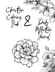 Christian Coloring Book & Daily Reflection Journal