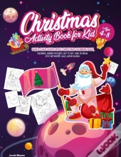 Christmas Activity Book For Kids Ages 4-
