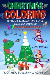 Capa do artigo Christmas Coloring Dinosaur, Monkey And