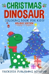 Christmas Dinosaur Coloring Book For Kid