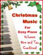 Christmas Music For Easy Piano Volumes 1 And 2 Combined - Preview