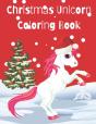 Christmas Unicorn Coloring Book - Preview