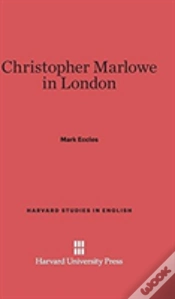 Capa do artigo Christopher Marlowe In London