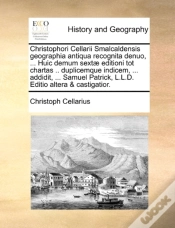 Capa do artigo Christophori Cellarii Smalcaldensis Geog