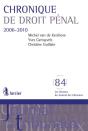 Chronique De Droit Penal 2006-2010 - Preview