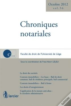 Capa do artigo Chroniques Notariales Volume 56