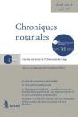 Chroniques Notariales Volume 57 Mars 2013 - Preview