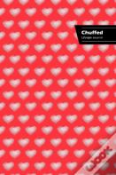 Chuffed Lifestyle Journal, Write-In Notebook, Dotted Lines, Wide Ruled, Medium Size 6 X 9 Inch (A5) Hardcover (Pink)