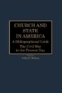 Church And State In America: A Bibliographical Guide - Preview