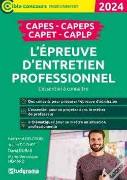 Capa do artigo Cible Concours Enseignement - L Epreuve D Entretien Professionnel  Capes, Capeps, Capet, Caplp - L