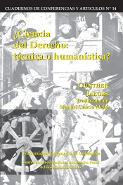 Capa do artigo Ciencia Del Derecho: Técnica O Humanística