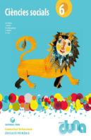 Ciències Socials 6 (Llibre) - Projecte Duna - Comunitat Valenciana