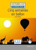 Cinq Semaines En Ballon Lecture Fle + Cd Audio 2è Édition