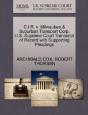 C.I.R. V. Milwaukee & Suburban Transport Corp. U.S. Supreme Court Transcript Of Record With Supporting Pleadings - Preview