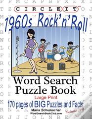 Circle It, 1960'S Rock'N'Roll, Word Search, Puzzle Book