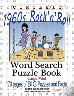 Capa do artigo Circle It, 1960'S Rock'N'Roll, Word Search, Puzzle Book
