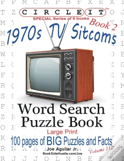 Capa do artigo Circle It, 1970s Sitcoms Facts, Book 2, Word Search, Puzzle Book