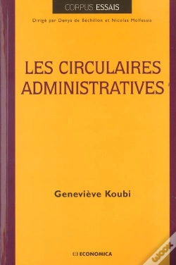 Capa do artigo Circulaires Administratives (Les)