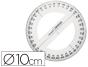 Circulo de plastico liderpapel diametro 10 cm (10 unidades) - Preview
