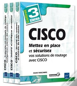 Capa do artigo Cisco - Coffret De 3 Livres : Mettez En Place Et Securisez Vos Solutions De Routage Avec Cisco