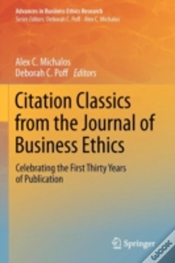 Capa do artigo Citation Classics From The Journal Of Business Ethics